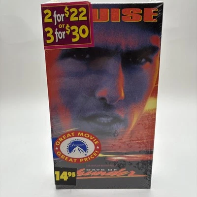 Days of Thunder (VHS, 1990) Brand New Sealed - Image 1 of 4