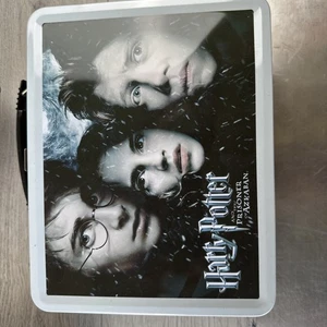 Porta pranzo in metallo usato Harry Potter "E il prigioniero di Azkaban" no thermos - Foto 1 di 3