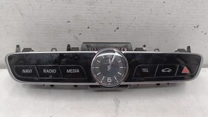 MERCEDES W257 CLS450 RADIO CONTROL PANEL SWITCH WITH CLOCK A2139056508 #3047 - Picture 1 of 4