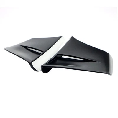 Aerodynamic Spoiler Side Winglets Air Deflector Wing Body Trims for Motorcycle Foto 1 de 4