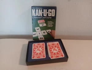 Vintage 'Kan-U-Go' Complete Crossword Game Jarvis, Porter Ltd. Good Condition - Picture 1 of 5