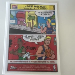 2003 Topps Bazooka Comics Luke Walton #24 Of 24 - Picture 1 of 1