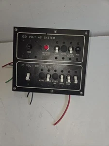 Paneltronics MARINE DISTRIBUTION PANEL ~120V AC ~12V DC ~ 8" X 7" ~FREE SHIPPING - Picture 1 of 4