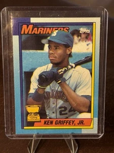 1990 Topps All-Star Rookie KEN GRIFFEY JR. #366 Error Bloody Arm - Picture 1 of 3