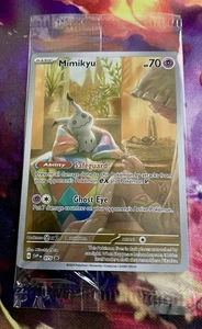 SEALED Pokemon Mimikyu SVP 075 Paldean Fates Holo Black Star Promo NM - Sealed - Picture 1 of 2