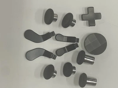Conjunto de pás e almofadas de controle Xbox Elite Series 2 metal aço inoxidável - Imagem 1 de 2