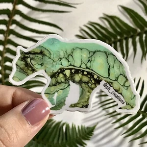 Bear Vinyl Sticker - Foto 1 di 1
