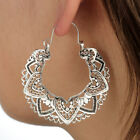 Large Stud Earrings for Women Women Boho Lotus Earrings Jewelry Ethnic Drop