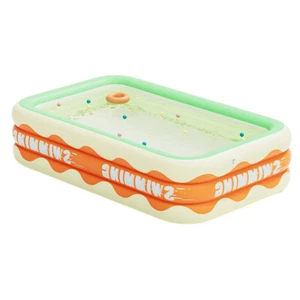 Aufblasbarer Pool, UV-beständiges PVC, Easy Set Pool, Familienpool für Sommer-Po - Bild 1 von 13