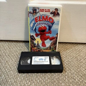 The Adventures Of Elmo In Grouchland VHS Tape 1999 Sleeve Case Kevin Clash Kids - Foto 1 di 2