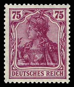 EBS Germany 1920 - Germania (VIII) - 75 Pfennig - Michel 148 II - MNH** - Picture 1 of 1