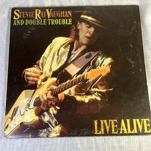 Stevie Ray Vaughan and Double Trouble - Live Alive! Vinyl 1986 E2 40511 Gatefold - Picture 1 of 15