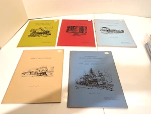 Logging Trains In Pennsylvania Lot x5 Railroad Magazines Lumber Towns - Picture 1 of 10