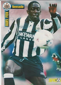 RUEL FOX A4 SIGNED COLOUR PHOTO ~ NEWCASTLE / NORWICH / TOTTENHAM - Picture 1 of 2