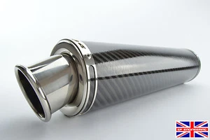 Scarico Triumph Sprint GT 10-16 SP Engineering Fibra di Carbonio Rotondo Big Bore XL - Foto 1 di 4