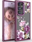 For Samsung Galaxy S22 Ultra 6.8"Case,Slim Protective Floral for Women and Girls