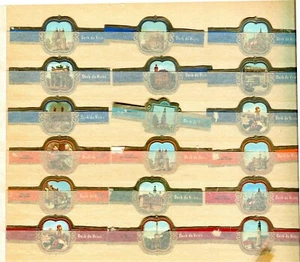 LOTE DE 18 BANDAS DE CIGARROS VINTAGE - DERK DE VRIES (0050-15) - Imagen 1 de 1