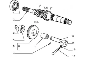 7616308 - Ingranaggio FIAT Coupe 1994-1996 Punto GT 1993-1997 Tipo Sport 1988-19 - Foto 1 di 1