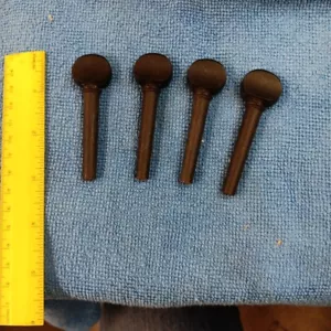 Ebony Viola pegs, 4 pieces - Picture 1 of 4