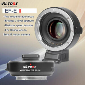 Viltrox EF-E II Lens Adapter AF Auto Focus Booster for Canon EF to Sony E-mount
