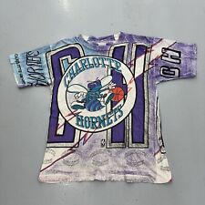 Vintage 90s Magic Johnson T’s All Over Charlotte Hornets T Shirt AOP NBA Sz M
