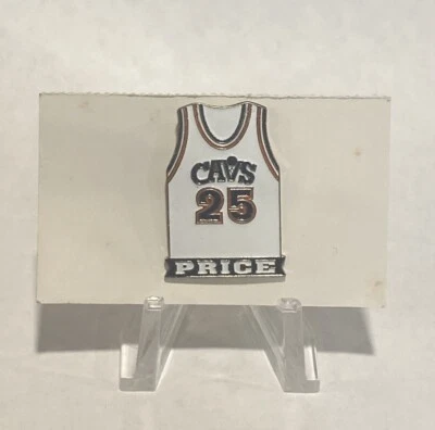 Mark Price #25 Cleveland Cavaliers Cavs White Jersey Metal Hat Pin Pinback Badge - Image 1 of 3