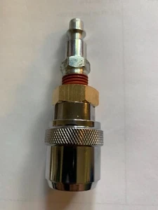Milton 1496 Kwik Grip Safety Large Bore Air Chuck with Coupler Plug (M)NPT, 1/4 - Picture 1 of 2