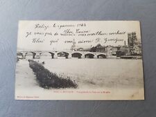 CPA / Carte postale ancienne - PONT A MOUSSON Vue du pont sur la Moselle (54)