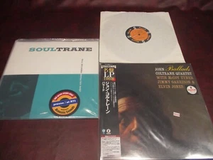 JOHN COLTRANE VERIFIED BALLADS 200 OBI JAPAN LP + 45 LP + SOULTRANE 180G LP SET - Picture 1 of 1