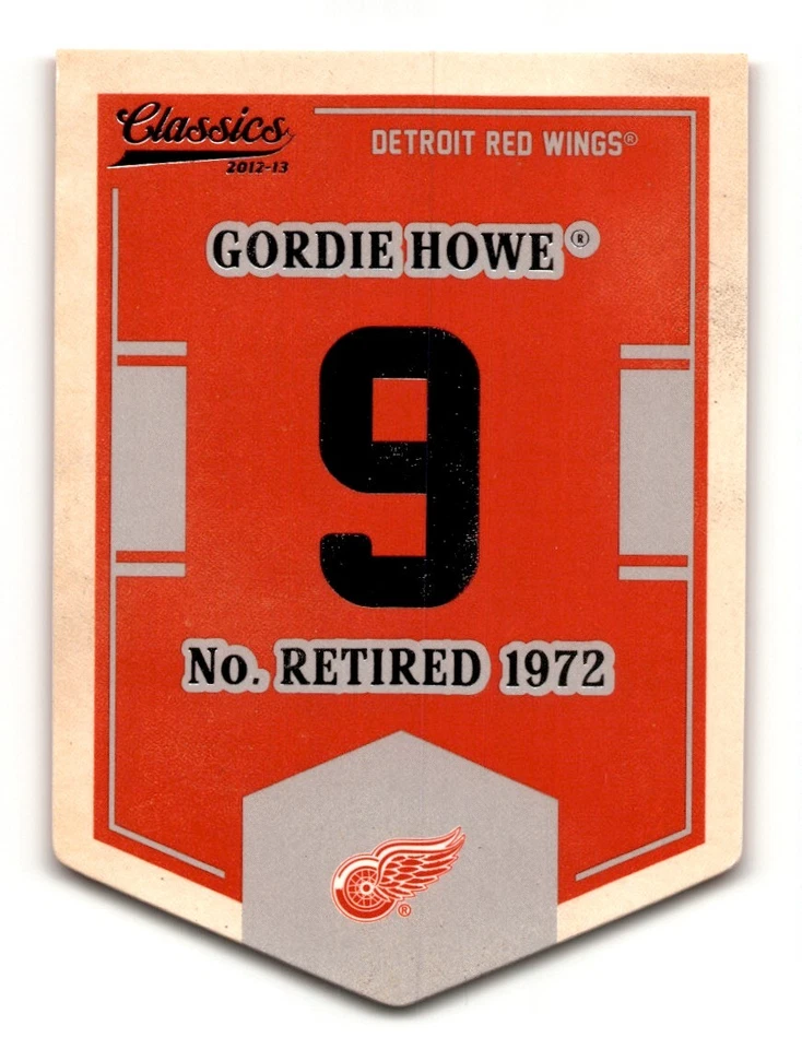 2012-13 Panini Classics Signatures Banner Numbers Gordie Howe #EN30 Detroit Red - Image 1 of 2