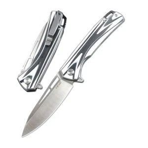 Y-START Outdoor Pocket Folding Knives VG10 Steel G10 Handle Flipper - Picture 1 of 5