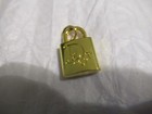 DIOR ZIP PULL charm 14x22MM  GOLD tone METAL LOCK , LOT  1