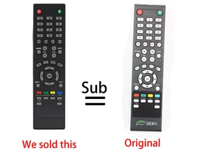 US NEW REMOTE CONTROL Replaced FOR SEIKI TV LC-32GC12F LC-46G68 SE32HS01 SE241TS - Picture 1 of 6
