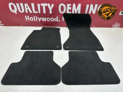 AUDI A5 S5 2018-2025 4 PUERTAS ALFOMBRILLAS ALFOMBRILLAS DELANTERAS Y TRASERAS JUEGO DE 4 OE 22 k Foto 1 de 4