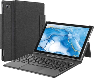 Dragon Touch 10" Tablet Keyboard Case with Foldable Design - 80 Keys - Picture 1 of 12