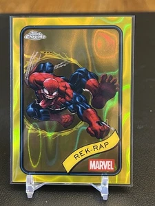 Rek-Rap 2025 Topps Chrome Marvel - Yellow Lava Refractor SP - Picture 1 of 2