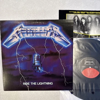 METALLICA Ride The Lightning 1984 ELEKTRA SRC MASTERDISK HW NM STUNNER!!! - Image 1 of 4