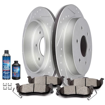 320mm Rear Brake Pads And Rotors For Nissan Armada Infiniti QX56 5.6L 2005-2010 Foto 1 de 4