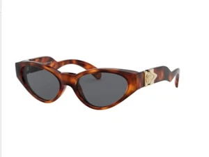 Versace Womens Sunglasses VE4373 5217/87 Havana Gold / Black Lens 54mm - Picture 1 of 9