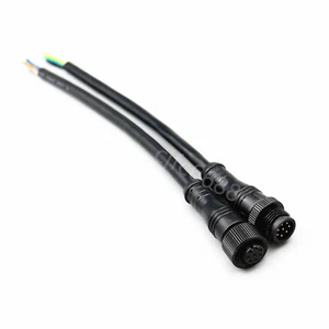 Kit 1 Paio Connettore Cavo Elettrico Led IP68 8Pin 24AWG Maschio Femmina Impermeabile - Foto 1 di 5