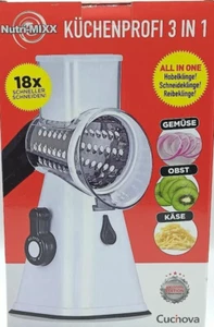 Multischneider  3 in 1  Gemüsehobel Spiralschneider Reibemühle Gemüseschneider - Bild 1 von 3