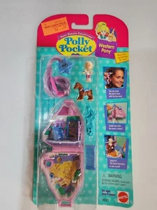 1995 Mattel Polly Pocket Western Pony #14505 - MOC - Picture 1 of 3