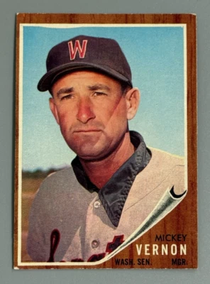 1962 Topps #152 Mickey Vernon - VG/EX - Image 1 of 2