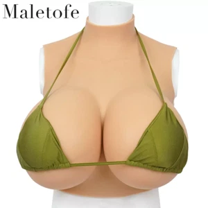 Silicone Breast Forms Breastplate Fake Boobs for Crossdressers Cosplay S Cup - Picture 1 of 10