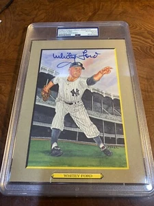 Whitey Ford Perez Steele Great Moments Signed Auto NY Yankees PSA - Picture 1 of 2