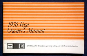 Owner's Manual Betriebsanleitung 1976 Chevrolet Chevy Vega (USA) - Bild 1 von 1