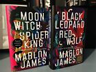 Red Wolf, Black Leopard/Moon Witch, Spider King Marlon James: SIGNED LTD NEW
