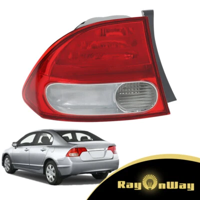 Conjunto de luz trasera izquierda del lado del conductor para Honda Civic 2009-2011 Foto 1 de 4