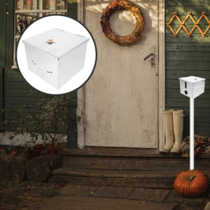 Stainless Steel Outlet Box Metal Socket Box Anti-theft Outlet Box Protective - Picture 1 of 12