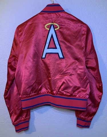 Youth Large G-III Carl Banks Reversible Anaheim Angels Hooded Jacket Cover